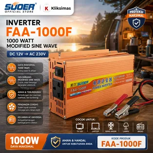 SUOER Inverter FAA 1000 Watt Modified Sine Wave