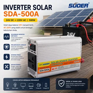 SUOER Inverter SDA 500W 24V