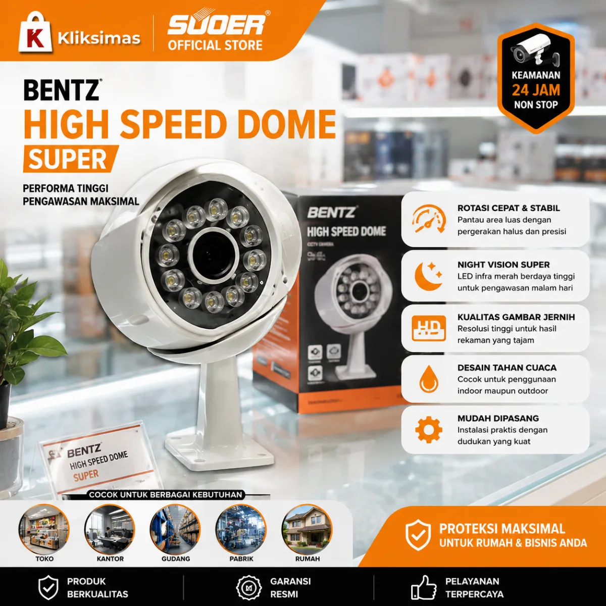 BENTZ CCTV High Speed Dome Super